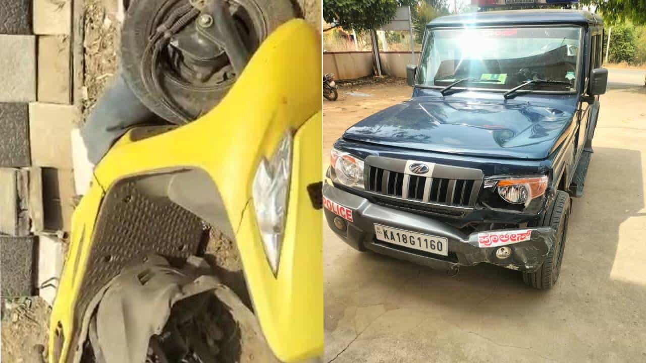 ಪೊಲೀಸರಿಂದಲೇ ಹಿಟ್ ಆ್ಯಂಡ್​ ರನ್: ಬೈಕ್​ ಸವಾರ ಸಾವು, ಜೀಪ್ ಚಾಲಕ ಸಸ್ಪೆಂಡ್