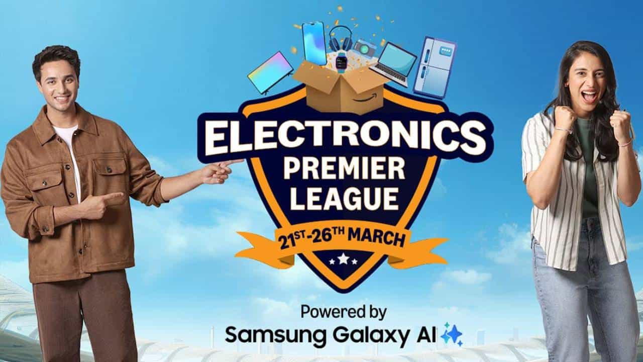 Amazon EPL: ಐಪಿಎಲ್ಗಿಂತ ಮೊದಲೇ ಅಮೆಜಾನ್ನಲ್ಲಿ ಇಪಿಎಲ್ ಪ್ರಾರಂಭ: ಸ್ಮಾರ್ಟ್ಫೋನ್ಸ್ ಶೇ. 40 ರಷ್ಟು ಅಗ್ಗ Amazon EPL: ಐಪಿಎಲ್ಗಿಂತ ಮೊದಲೇ ಅಮೆಜಾನ್ನಲ್ಲಿ ಇಪಿಎಲ್ ಪ್ರಾರಂಭ: ಸ್ಮಾರ್ಟ್ಫೋನ್ಸ್ ಶೇ. 40 ರಷ್ಟು ಅಗ್ಗ