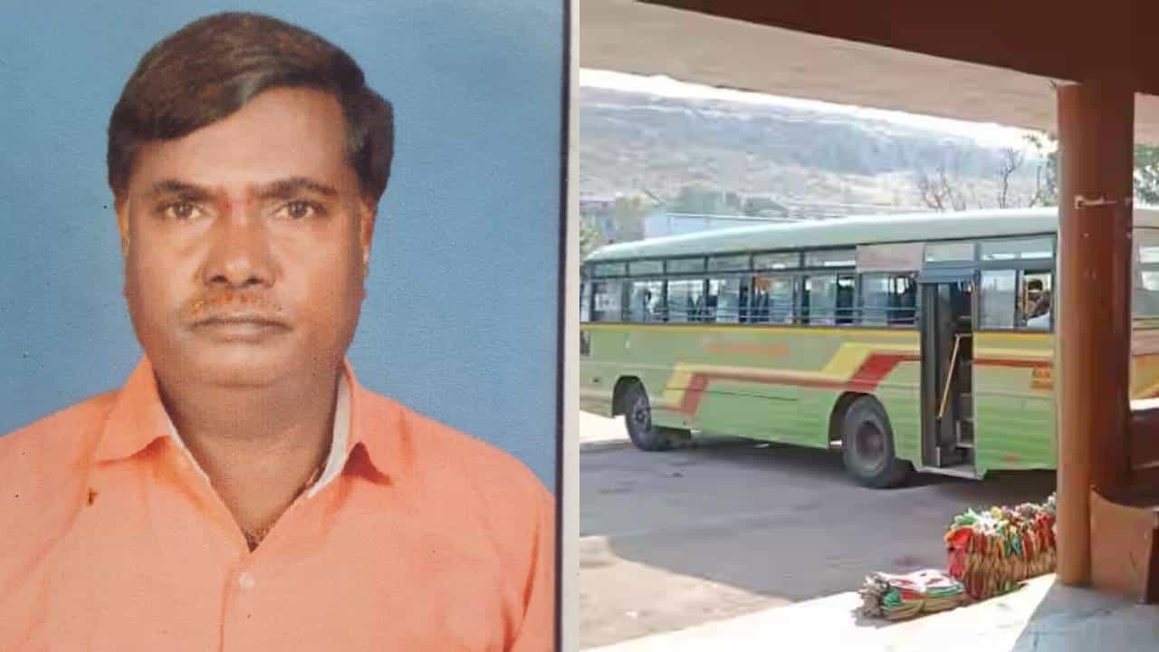 ಬೆಳಗಾವಿ: ಬಸ್​ನಲ್ಲಿ ನೇಣು ಬಿಗಿದುಕೊಂಡು ಆತ್ಮಹತ್ಯೆಗೆ ಶರಣಾದ ಕೆಎಸ್​ಆರ್​ಟಿಸಿ ನೌಕರ
