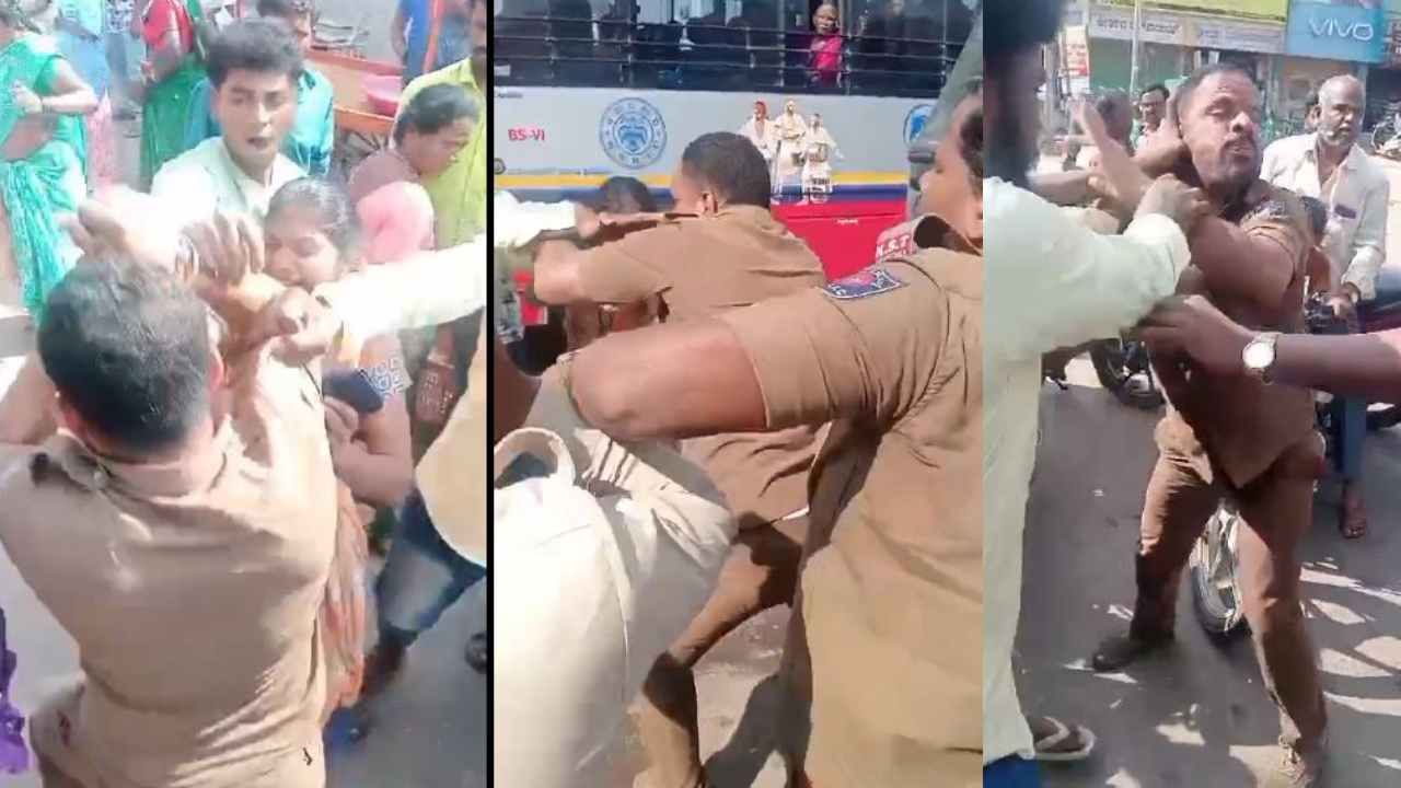 ಬಸ್​ನಲ್ಲಿ ಉಗಿದ ಮಹಿಳೆ: ಮಾತಿಗೆ ಮಾತು ಬೆಳೆದು ಕಂಡಕ್ಟರ್​-ಪ್ರಯಾಣಿಕರ ನಡುವೆ ಹೊಡೆದಾಟ