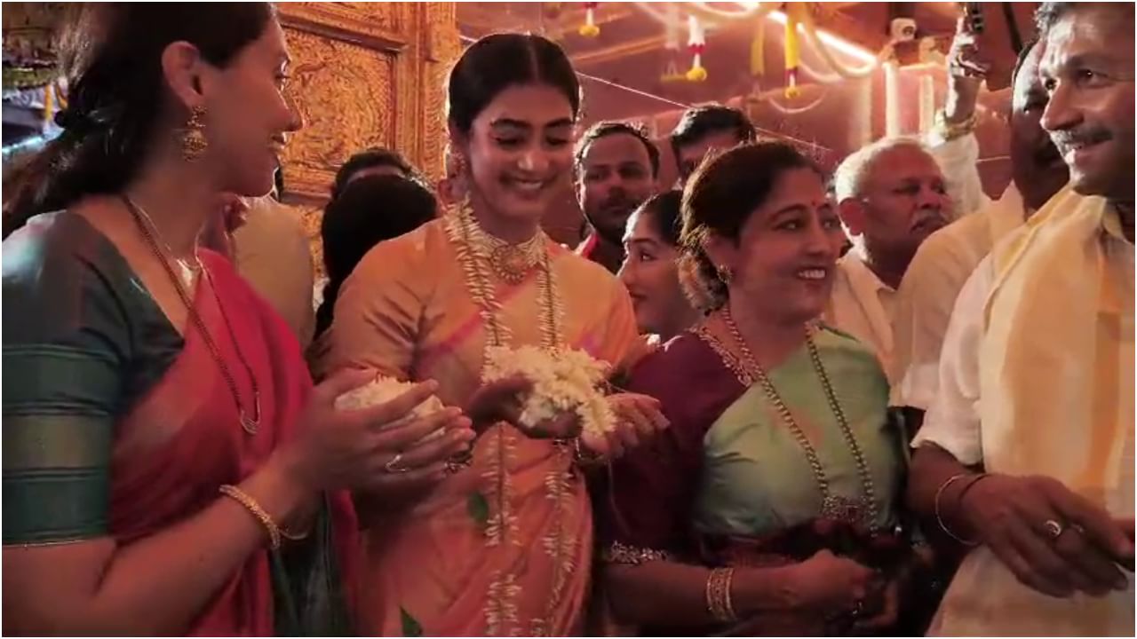 ಕಾಪು ಮಾರಿಯಮ್ಮನ ಸನ್ನಿಧಾನಕ್ಕೆ ಬಹುಭಾಷಾ ನಟಿ ಪೂಜಾ ಹೆಗ್ಡೆ ಭೇಟಿ