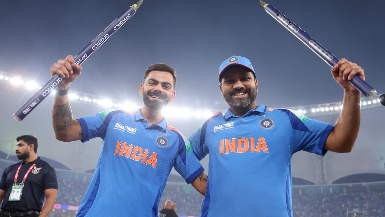 IND vs NZ: ಗೆದ್ದ ನಂತರ ಮಕ್ಕಳಂತೆ ಸಂಭ್ರಮಿಸಿದ ರೋಹಿತ್- ಕೊಹ್ಲಿ; ವಿಡಿಯೋ ನೋಡಿ