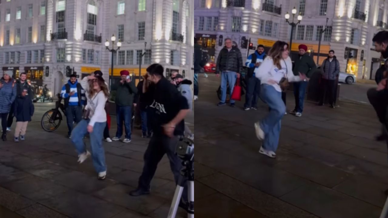 Viral: ಲಂಡನ್‌ ಬೀದಿಯಲ್ಲಿ ಬಾಲಿವುಡ್‌ ಹಾಡಿಗೆ ಜಬರ್ದಸ್ತ್‌ ಸ್ಟೆಪ್ಸ್‌ ಹಾಕಿದ ಯುವತಿ; ಹೇಗಿದೆ ನೋಡಿ ಚಿಂದಿ ಡ್ಯಾನ್ಸ್‌