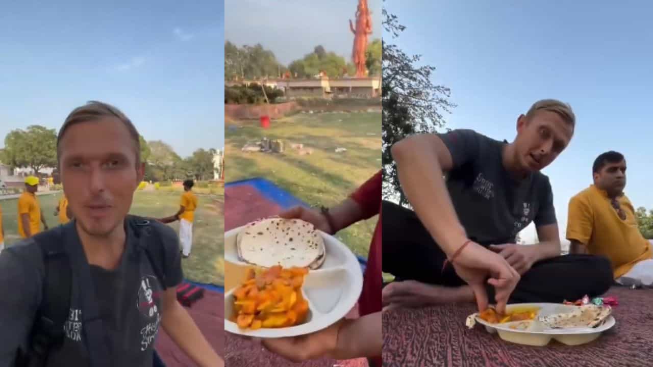 Viral: ಭಾರತೀಯರ ಆತ್ಮೀಯ ಆತಿಥ್ಯಕ್ಕೆ ಮನಸೋತ ರಷ್ಯನ್‌ ಪ್ರವಾಸಿಗ; ವೀಡಿಯೋ ವೈರಲ್
