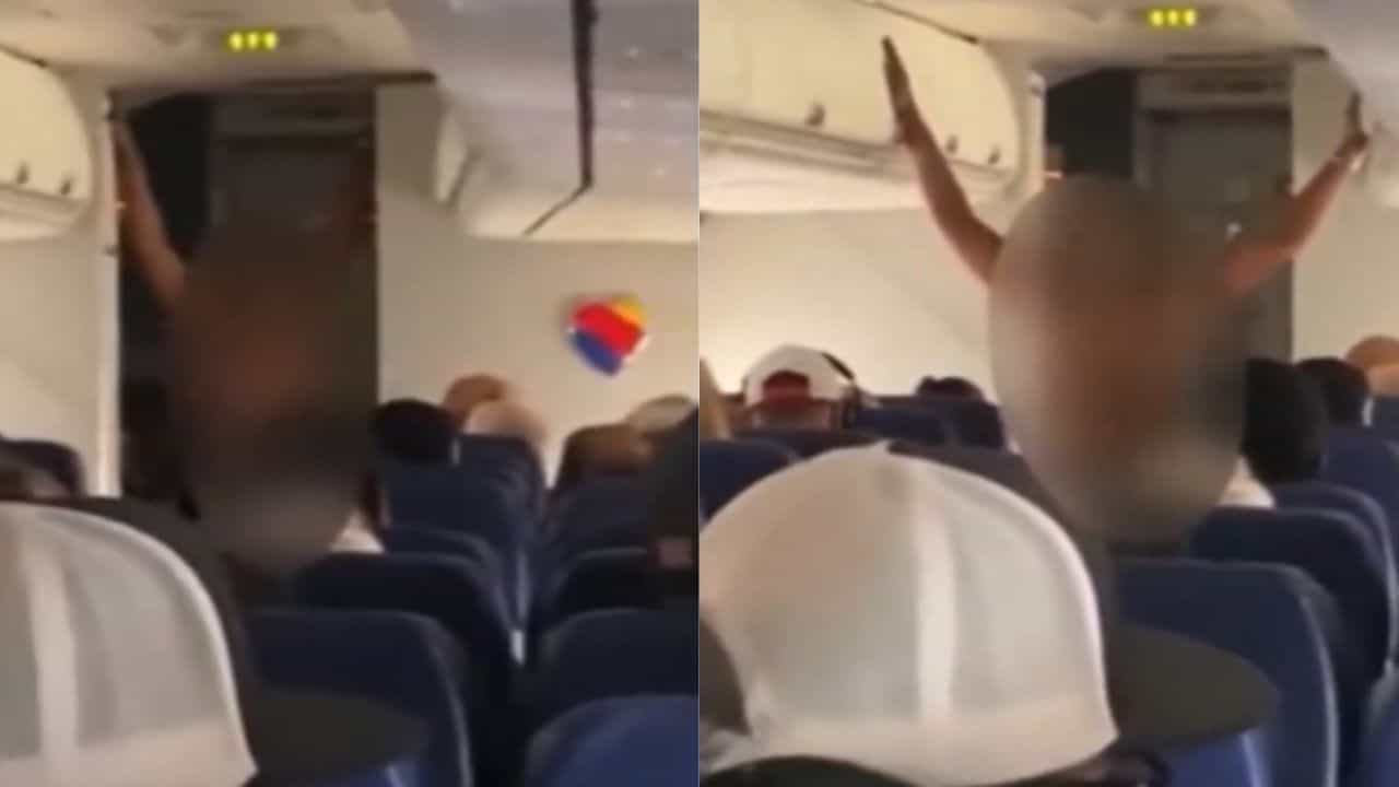 ಸಂಪೂರ್ಣವಾಗಿ ವಿವಸ್ತ್ರಗೊಂಡು ವಿಮಾನದೊಳಗೆ ಅಸಭ್ಯ ವರ್ತನೆ ತೋರಿದ ಮಹಿಳೆ; ಬೆಚ್ಚಿ ಬಿದ್ದ ಸಹ ಪ್ರಯಾಣಿಕರು