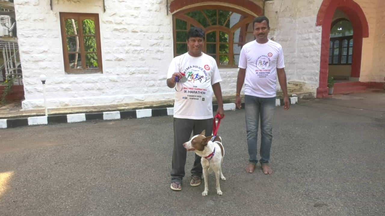 ಶಿರೂರು ಗುಡ್ಡ ಕುಸಿತದಲ್ಲಿ ಮಾಲೀಕನನ್ನು ಕಳೆದುಕೊಂಡು ಅನಾಥವಾಗಿದ್ದ ಶ್ವಾನ ಉತ್ತರ ಕನ್ನಡ ಪೊಲೀಸ್ ಇಲಾಖೆಯ ನೆಚ್ಚಿನ ನಾಯಿ