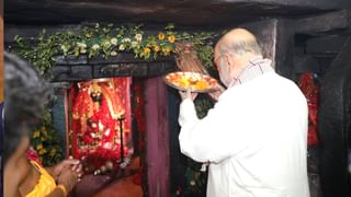 ಛತ್ತೀಸ್‌ಗಢದ ದಾಂತೇಶ್ವರಿ ದೇವಸ್ಥಾನದಲ್ಲಿ ಪೂಜೆ ಸಲ್ಲಿಸಿದ ಅಮಿತ್ ಶಾ