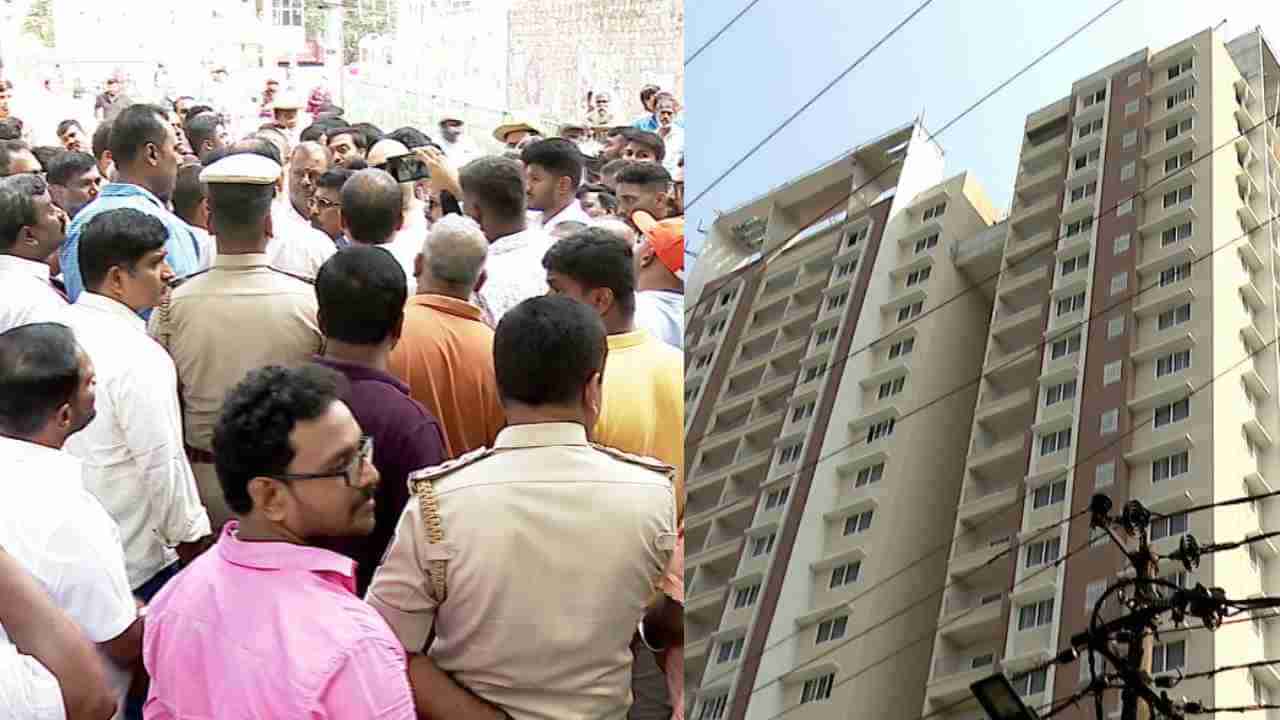 ಬೆಂಗಳೂರು: ಅಪಾರ್ಟ್​ಮೆಂಟ್​ ವಿರುದ್ಧ ರೋಡಿಗಿಳಿದ ಜನರು, ಕಂಪ್ಲೇಂಟ್ ಕೊಟ್ಟರೂ ಕಣ್ಮುಚ್ಚಿ ಕುಳಿತ ಪಾಲಿಕೆ