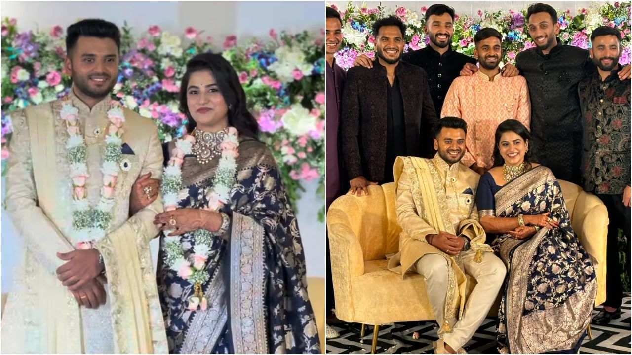 ಕ್ರಿಕೆಟರ್ ಶರತ್ ಜೊತೆ ನಟಿ ಅರ್ಚನಾ ಕೊಟ್ಟಿಗೆ ಮದುವೆ; ಪಡಿಕ್ಕಲ್ ಸೇರಿ ಅನೇಕರು ಭಾಗಿ