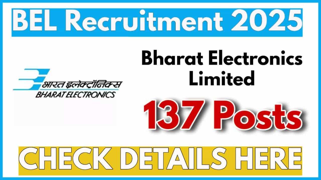 BEL Recruitment 2025: ಪ್ರಾಜೆಕ್ಟ್ ಮತ್ತು ಟ್ರೈನಿ ಎಂಜಿನಿಯರ್ ಹುದ್ದೆಗಳಿಗೆ ಅರ್ಜಿ ಆಹ್ವಾನ; ಕೂಡಲೇ ಅರ್ಜಿ ಸಲ್ಲಿಸಿ