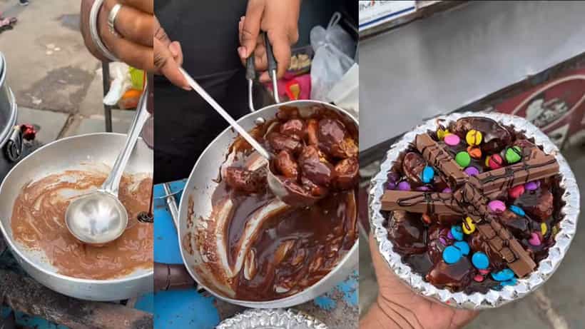 Chocolate Momos: ಡಿಫರೆಂಟ್ ಆಗಿ ಚಾಕೊಲೇಟ್ ಮೊಮೊಸ್ ತಯಾರಿಸಿದ ಬೀದಿ ಬದಿ ವ್ಯಾಪಾರಿ