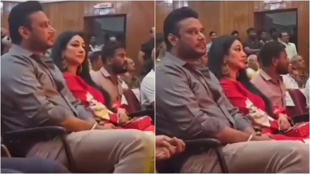 ಈಗ ಪತ್ನಿಯೇ ಸರ್ವಸ್ವ; ವಿಜಯಲಕ್ಷ್ಮೀ ಜೊತೆ ಭರನಾಟ್ಯ ನೋಡಲು ಬಂದ ದರ್ಶನ್ ಈಗ ಪತ್ನಿಯೇ ಸರ್ವಸ್ವ; ವಿಜಯಲಕ್ಷ್ಮೀ ಜೊತೆ ಭರನಾಟ್ಯ ನೋಡಲು ಬಂದ ದರ್ಶನ್