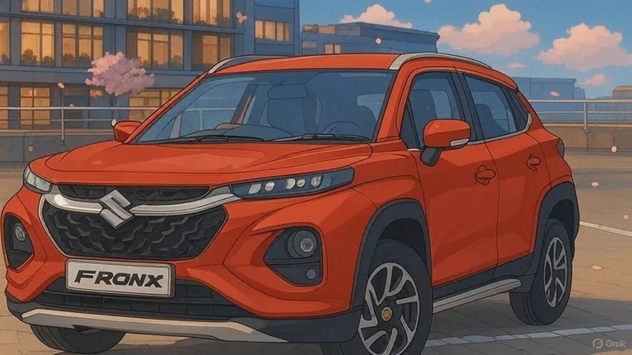 ಮಾರುತಿ ಫ್ರಾಂಕ್ಸ್: ಮಾರುತಿ ಸುಜುಕಿಯ ಹೊಸ ಯುಗದ SUV ಮಾರುತಿ ಸುಜುಕಿ ಫ್ರಾಂಕ್ಸ್ ಘಿಬ್ಲಿ ಸ್ಟುಡಿಯೋ ಶೈಲಿಯಲ್ಲಿ ಈ ರೀತಿ ಕಾಣುತ್ತದೆ. ಈ ಕಾರು 1.2 ಲೀಟರ್ ಅಂದರೆ 1197 ಸಿಸಿ ಎಂಜಿನ್ನೊಂದಿಗೆ ಬರುತ್ತದೆ. ಇದು 89 bhp ಪವರ್ ಮತ್ತು 113 Nm ಟಾರ್ಕ್ ಉತ್ಪಾದಿಸುತ್ತದೆ. ಇದರ ಬೆಲೆ 8.45 ಲಕ್ಷ ರೂ. ಗಳಿಂದ ಪ್ರಾರಂಭವಾಗುತ್ತದೆ.