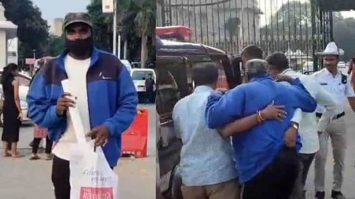 ನನಗೆ ನ್ಯಾಯ ಬೇಕೆಂದು ವಿಧಾನಸೌಧ ಮುಂದೆ ಆತ್ಮಹತ್ಯೆಗೆ ಯತ್ನಿಸಿದ ಯುವಕ ನನಗೆ ನ್ಯಾಯ ಬೇಕೆಂದು ವಿಧಾನಸೌಧ ಮುಂದೆ ಆತ್ಮಹತ್ಯೆಗೆ ಯತ್ನಿಸಿದ ಯುವಕ
