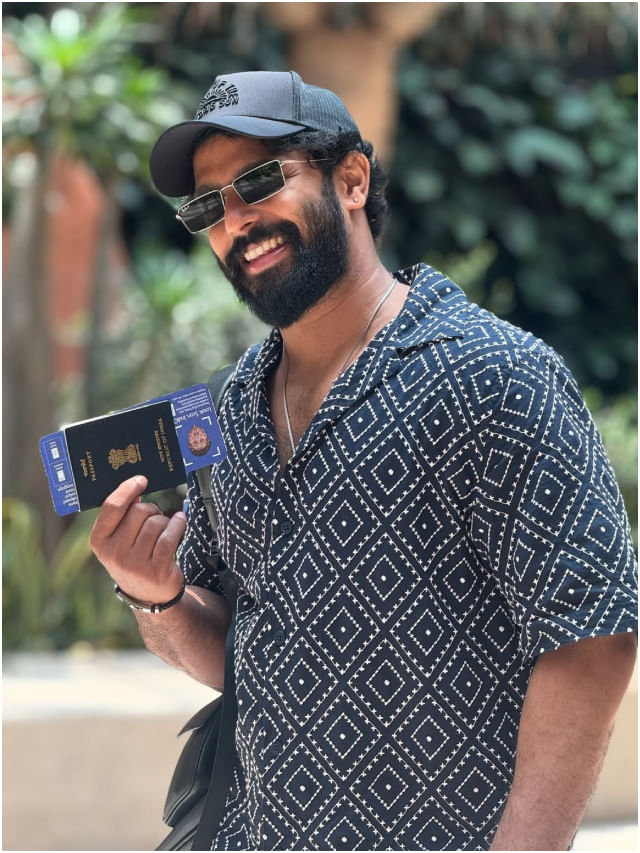 ಮಹೇಶ್ ಬಾಬು ರೀತಿ ಪೋಸ್ ಕೊಟ್ಟ ಕಾರ್ತಿಕ್ ಮಹೇಶ್