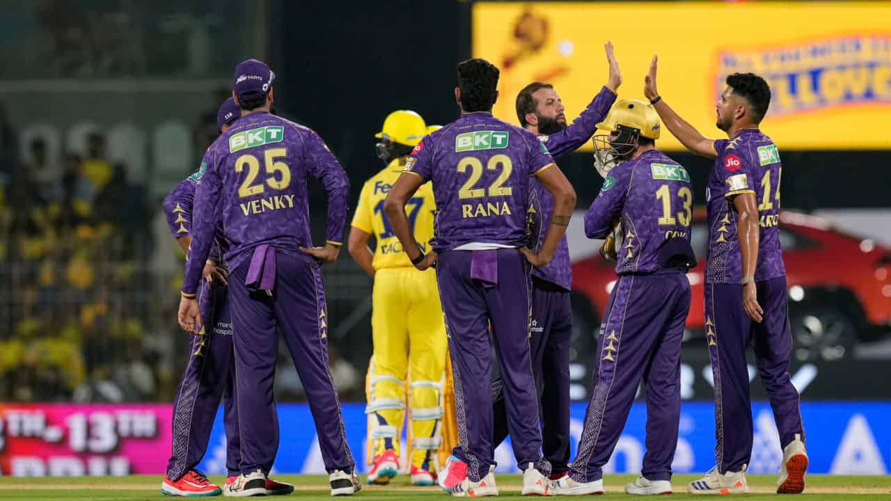 CSK vs KKR Highlights, IPL 2025: ಸಿಎಸ್ಕೆ ವಿರುದ್ಧ 8 ವಿಕೆಟ್ಗಳಿಂದ ಗೆದ್ದ ಕೆಕೆಆರ್ CSK vs KKR Highlights, IPL 2025: ಸಿಎಸ್ಕೆ ವಿರುದ್ಧ 8 ವಿಕೆಟ್ಗಳಿಂದ ಗೆದ್ದ ಕೆಕೆಆರ್