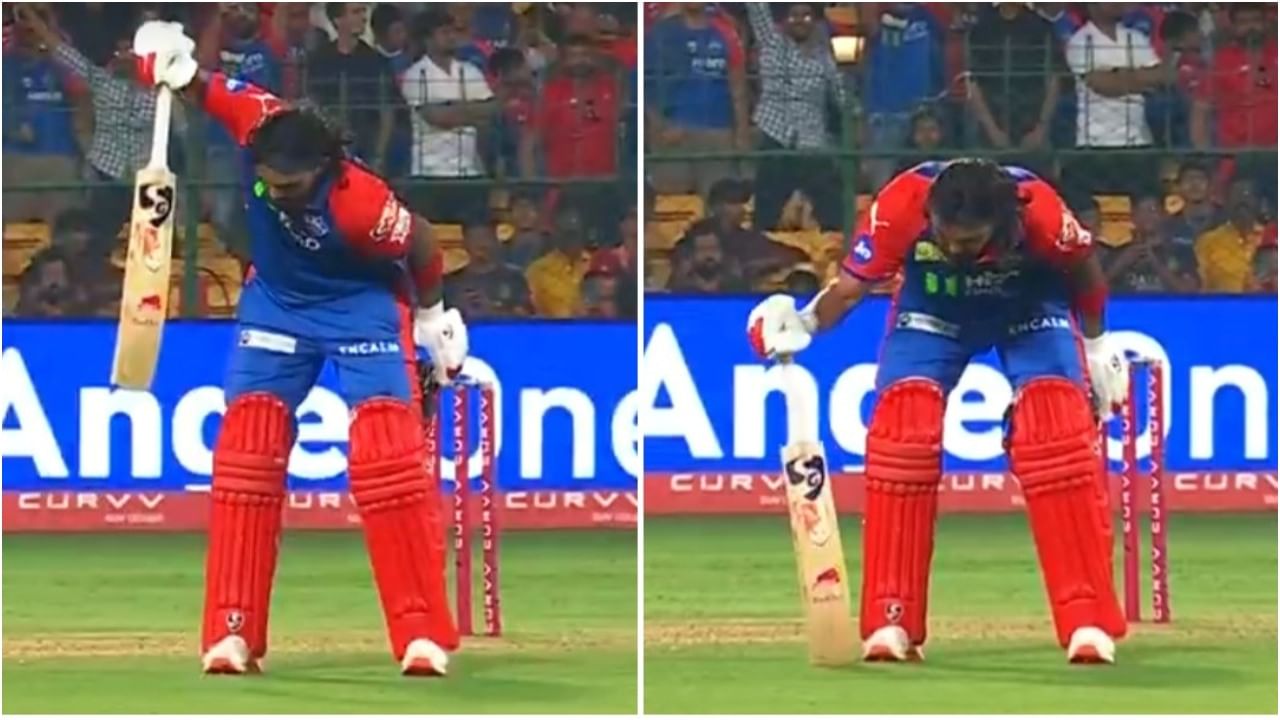 ‘ಬೆಂಗಳೂರು ನನ್ನ ಟೆರಿಟರಿ’; ಗೆದ್ದ ಬಳಿಕ ಬ್ಯಾಟ್​ನಲ್ಲೇ ವೃತ್ತ ಎಳೆದು ತೋರಿಸಿದ ರಾಹುಲ್