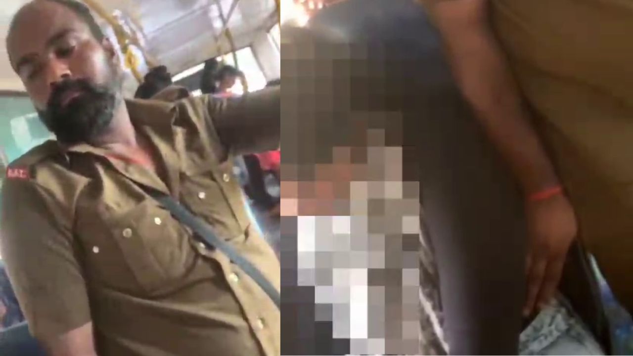 ಕೆಎಸ್​ಆರ್​ಟಿಸಿ ಬಸ್​ನಲ್ಲಿ ಕಂಡಕ್ಟರ್​ನಿಂದ ಯುವತಿಗೆ ಲೈಂಗಿಕ ಕಿರುಕುಳ: ವಿಡಿಯೋ ವೈರಲ್ ಬೆನ್ನಲ್ಲೇ ಆರೋಪಿ ಪೊಲೀಸ್ ಬಲೆಗೆ