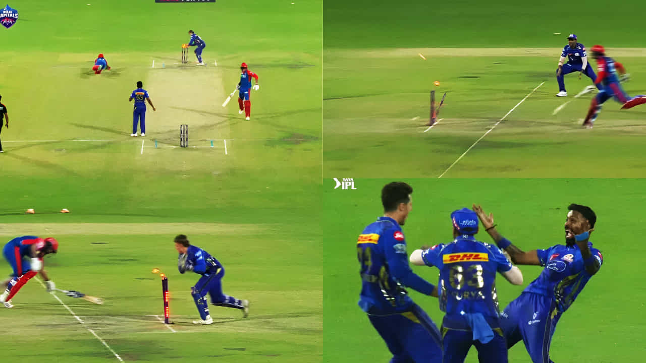 MI vs DC: ಮೂರು ಎಸೆತಗಳಲ್ಲಿ 3 ರನೌಟ್: ಪಂದ್ಯದ ಫಲಿತಾಂಶವನ್ನೇ ಬದಲಿಸಿದ ರನ್ನೋಟ MI vs DC: ಮೂರು ಎಸೆತಗಳಲ್ಲಿ 3 ರನೌಟ್: ಪಂದ್ಯದ ಫಲಿತಾಂಶವನ್ನೇ ಬದಲಿಸಿದ ರನ್ನೋಟ