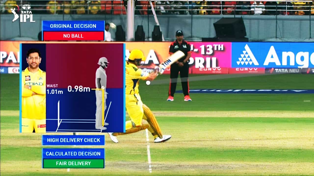 ಅದು ನೋ ಬಾಲ್: ​ಅಂಪೈರ್​ ತೀರ್ಪಿಗೆ CSK ಫ್ಯಾನ್ಸ್ ಆಕ್ರೋಶ