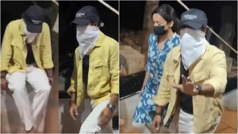 ಮುಖ ಮುಚ್ಚಿಕೊಂಡು ತಿರುಗಾಡಿದ ನಾನಿ, ಶ್ರೀನಿಧಿ ಶೆಟ್ಟಿ; ವಿಡಿಯೋ ಮಾಡಲು ಬಂದವರ ಮೇಲೆ ಗರಂ