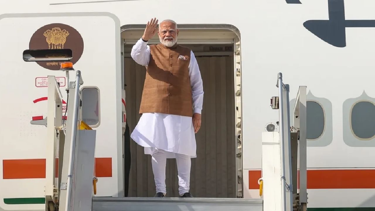 ಸೌದಿ ಅರೇಬಿಯಾದ ಜೆಡ್ಡಾಗೆ ಬಂದಿಳಿದ ಪ್ರಧಾನಿ ಮೋದಿಗೆ 21 ಗನ್ ಸಲ್ಯೂಟ್ ಸ್ವಾಗತ