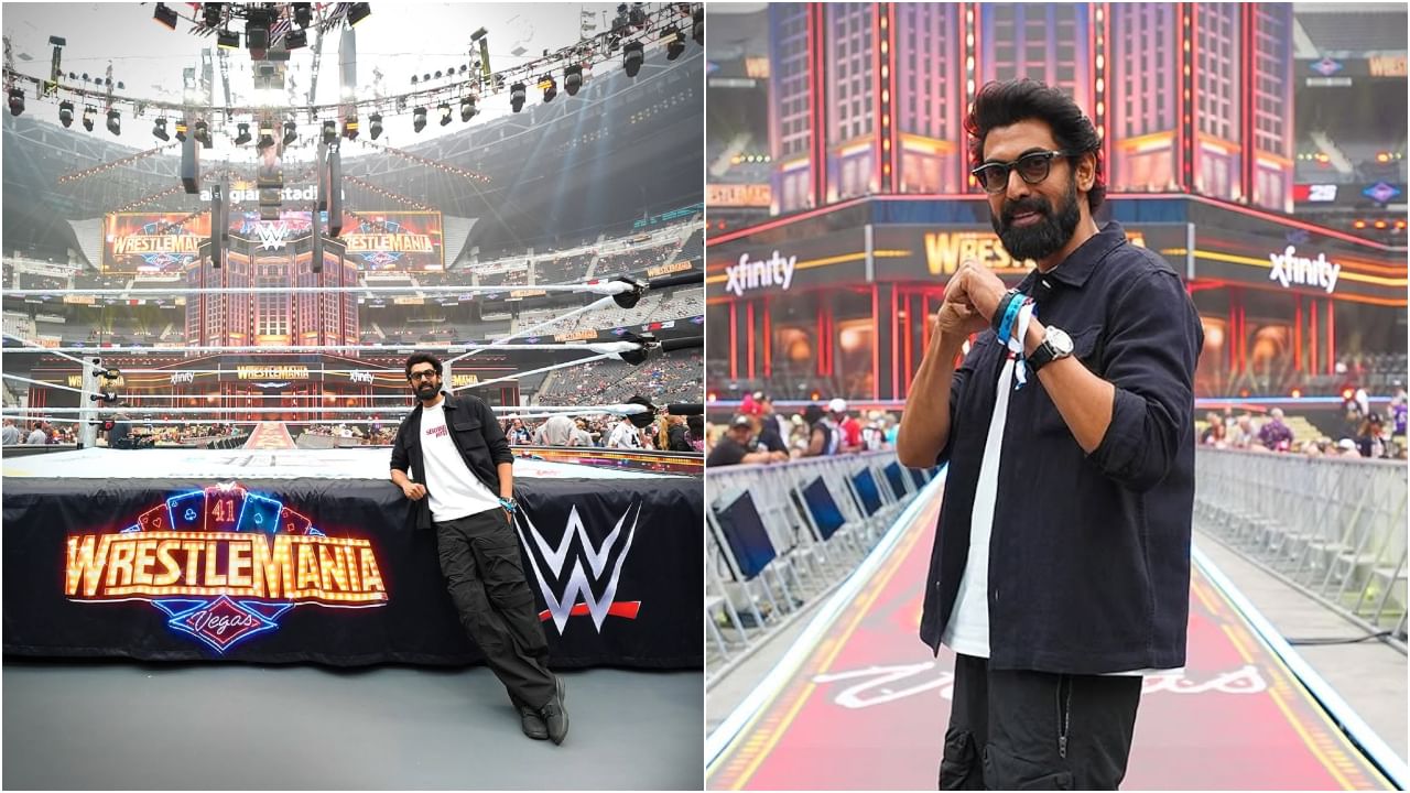 WWE ರಸಲ್​ ಮೇನಿಯಾದಲ್ಲಿ ರಾಣಾ ದಗ್ಗುಬಾಟಿ; ಭಾರತದಿಂದ ತೆರಳಿದ ಮೊದಲ ಸೆಲೆಬ್ರಿಟಿ