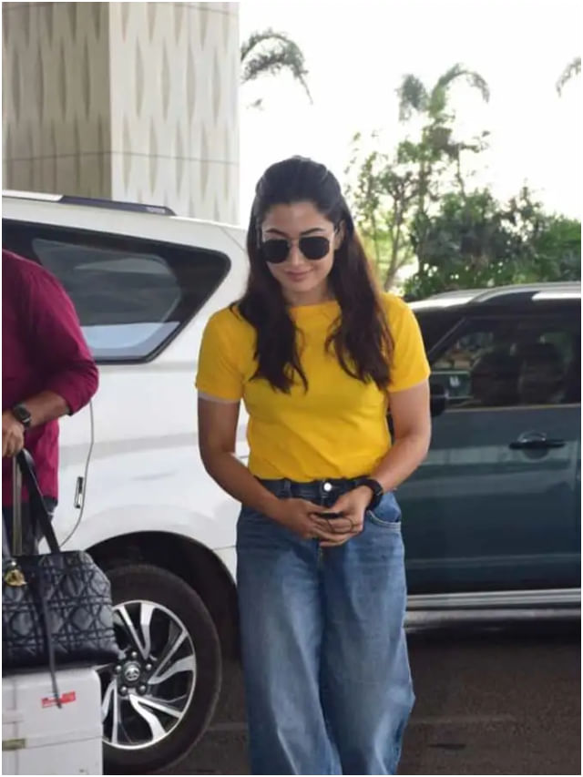 ಏರ್​ಪೋರ್ಟ್​ನಲ್ಲಿ ಯಾವಾಗಲೂ ಕೂಲ್ ಆಗಿ ಕಾಣಿಸಿಕೊಳ್ಳುವ ರಶ್ಮಿಕಾ