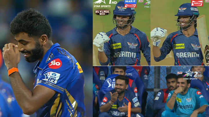 IPL 2025: ಬುಮ್ರಾ ಬೌಲಿಂಗ್ನಲ್ಲಿ ಸಿಕ್ಸರ್ ಬಾರಿಸಿದ ರವಿ ಬಿಷ್ಣೋಯ್ ಸಂಭ್ರಮ ನೋಡಿ IPL 2025: ಬುಮ್ರಾ ಬೌಲಿಂಗ್ನಲ್ಲಿ ಸಿಕ್ಸರ್ ಬಾರಿಸಿದ ರವಿ ಬಿಷ್ಣೋಯ್ ಸಂಭ್ರಮ ನೋಡಿ