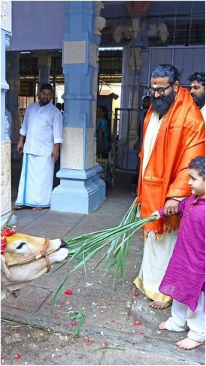 ರಿಷಬ್ ಶೆಟ್ಟಿ ಮಕ್ಕಳಿಗೂ ತಮ್ಮ ಸಂಸ್ಕಾರವನ್ನು ಕಲಿಸುತ್ತಾ ಇದ್ದಾರೆ. ಮಕ್ಕಳನ್ನು ಸಾಂಪ್ರದಾಯಿಕವಾಗಿ ಬೆಳೆಸುತ್ತಿದ್ದಾರೆ.