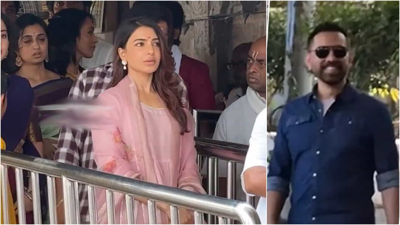 ಹೊಸ ಬಾಯ್​ಫ್ರೆಂಡ್ ಜೊತೆ ತಿರುಪತಿಗೆ ಬಂದು ಪೂಜೆ ಸಲ್ಲಿಸಿದ ಸಮಂತಾ