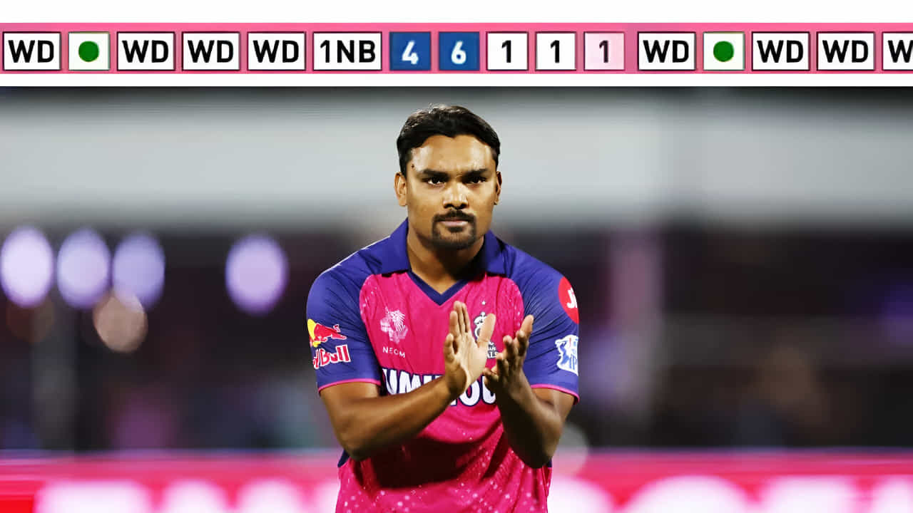 IPL 2025: ಇಂಡಿಯನ್ ಪ್ರೀಮಿಯರ್ ಲೀಗ್ ಇತಿಹಾಸದಲ್ಲಿ ಒಂದೇ ಓವರ್ನಲ್ಲಿ ಅತ್ಯಧಿಕ ಎಸೆತಗಳನ್ನು ಎಸೆದ ಬೌಲರ್ಗಳ ಪಟ್ಟಿಗೆ ಸಂದೀಪ್ ಶರ್ಮಾ (Sandeep Sharma) ಹೆಸರು ಕೂಡ ಸೇರ್ಪಡೆಯಾಗಿದೆ. ಅದು ನಿರ್ಣಾಯಕ ಹಂತದಲ್ಲಿ ದೀರ್ಘಾವಧಿ ಬೌಲಿಂಗ್ ಮಾಡುವ ಮೂಲಕ ಎಂಬುದು ವಿಶೇಷ. ಅರುಣ್ ಜೇಟ್ಲಿ ಸ್ಟೇಡಿಯಂನಲ್ಲಿ ನಡೆದ ಈ ಪಂದ್ಯದಲ್ಲಿ ಡೆಲ್ಲಿ ಕ್ಯಾಪಿಟಲ್ಸ್ ಹಾಗೂ ರಾಜಸ್ಥಾನ್ ರಾಯಲ್ಸ್ ತಂಡಗಳು ಮುಖಾಮುಖಿಯಾಗಿದ್ದವು.