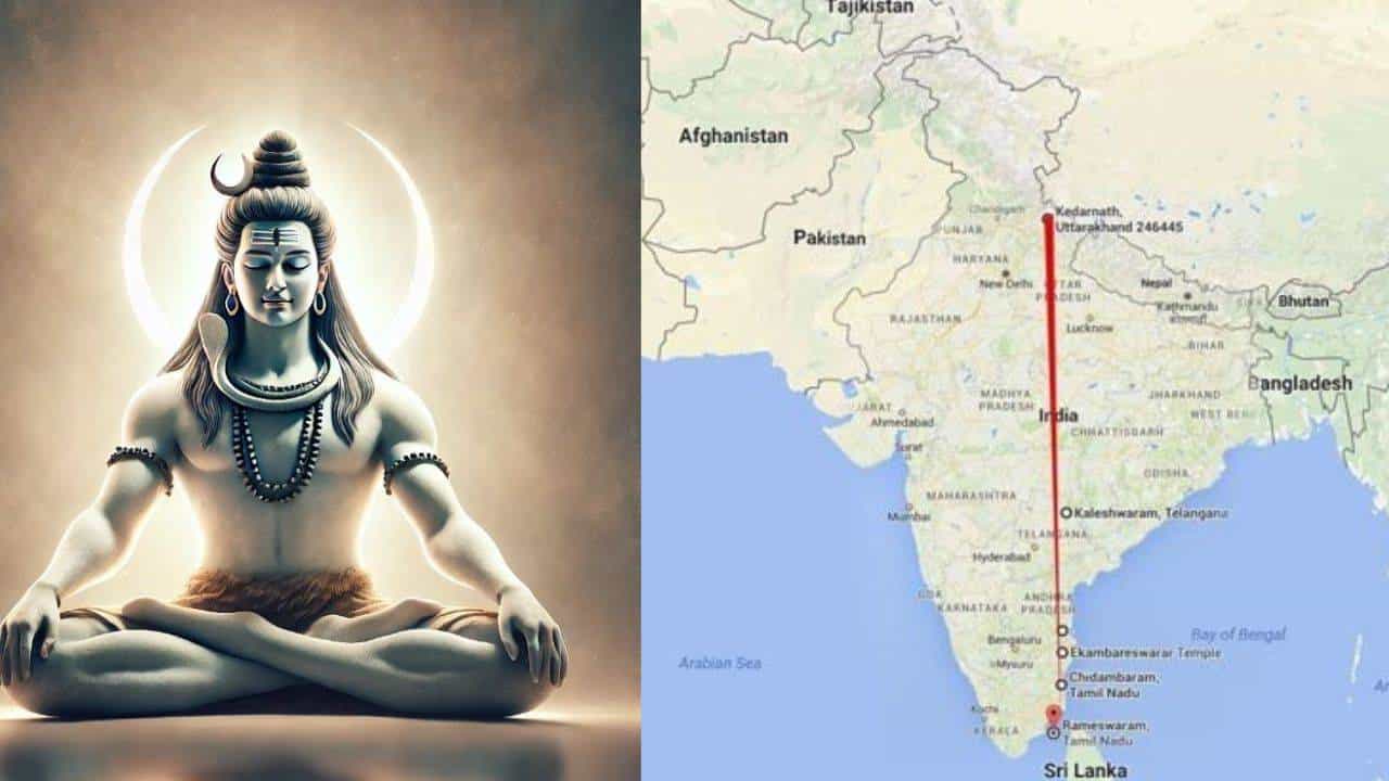 ಉತ್ತರದ ಕೇದಾರನಾಥದಿಂದ ದಕ್ಷಿಣದ ರಾಮೇಶ್ವರದವರೆಗೆ… ಒಂದೇ ರೇಖಾಂಶದಲ್ಲಿ ನೆಲೆಗೊಂಡಿರುವ ಎಂಟು ಶಿವ ದೇವಾಲಯಗಳಿವು