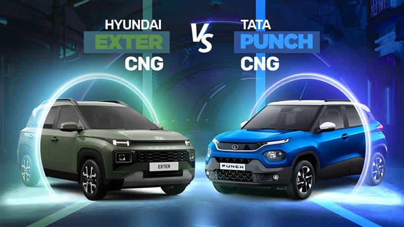 TATA Punch vs Exter: ಟಾಟಾ ಪಂಚ್ ಅಥವಾ ಹುಂಡೈ ಎಕ್ಸ್ಟೆರ್: CNG ನಲ್ಲಿ ಯಾವ ಕಾರು ಖರೀದಿಸುವುದು ಉತ್ತಮ?