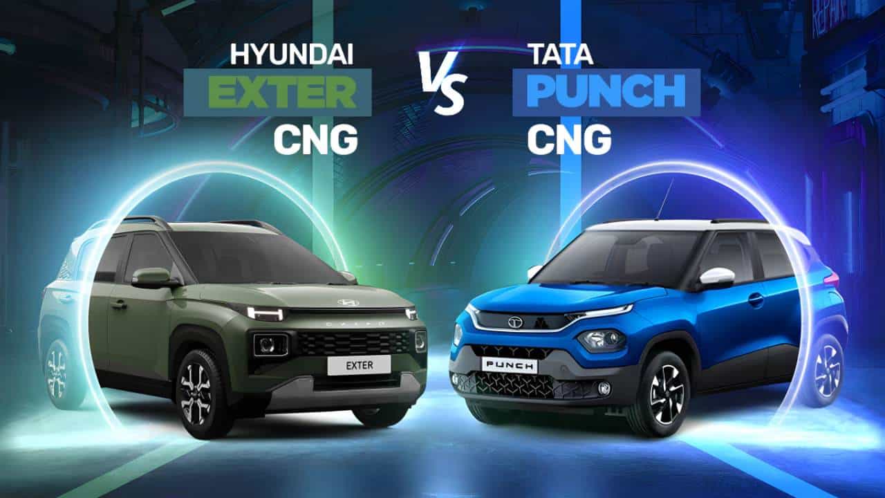 TATA Punch vs Exter: ಟಾಟಾ ಪಂಚ್ ಅಥವಾ ಹುಂಡೈ ಎಕ್ಸ್​ಟೆರ್: CNG ನಲ್ಲಿ ಯಾವ ಕಾರು ಖರೀದಿಸುವುದು ಉತ್ತಮ?
