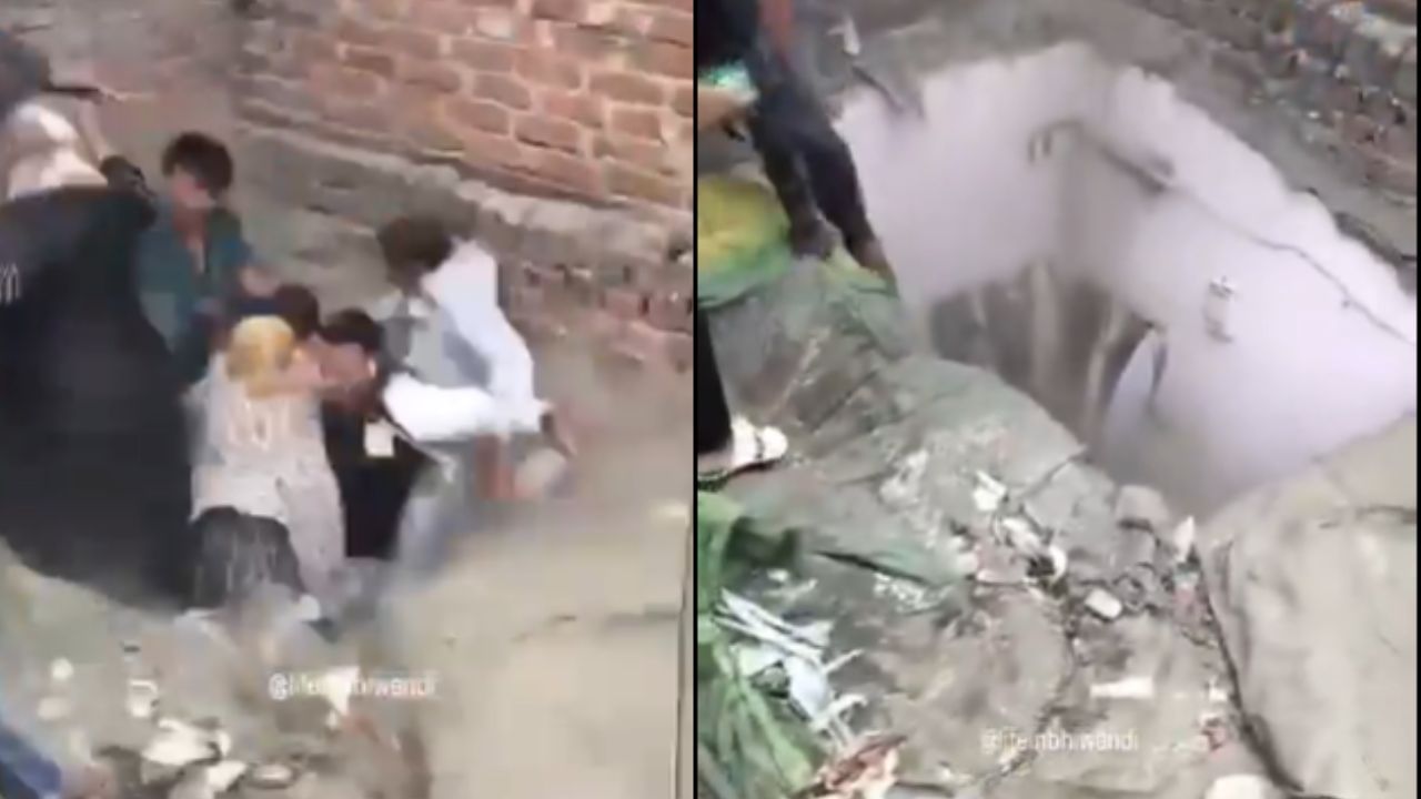 Viral: ನೆರೆಹೊರೆಯ ಸದಸ್ಯರ ಭೀಕರ ಕಾಳಗದ ನಡುವೆ ಕುಸಿದೇ ಬಿತ್ತು ಮೇಲ್ಛಾವಣಿ, ವಿಡಿಯೋ ವೈರಲ್
