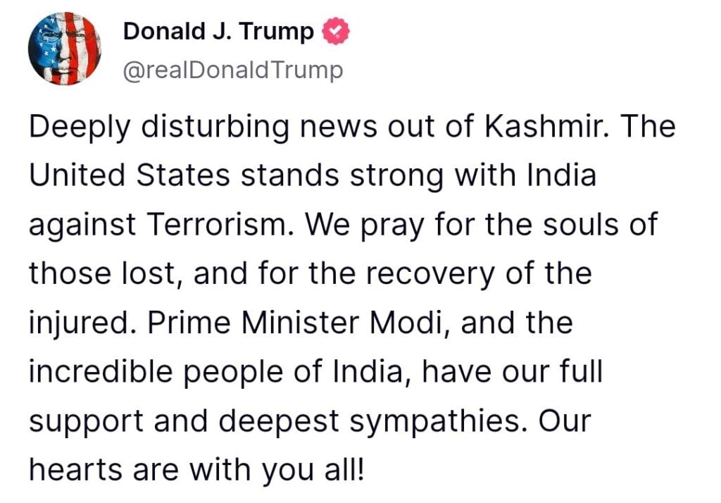 Trump Message