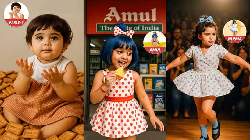 Viral: ಅಮುಲ್ ಗರ್ಲ್, ಪಾರ್ಲೆಜಿ ಹುಡುಗಿಗೆ ಜೀವ ಕಳೆ ತುಂಬಿದ ಎಐ; ವೈರಲ್ ಆಯ್ತು ಮುದ್ದಾದ ವಿಡಿಯೋ