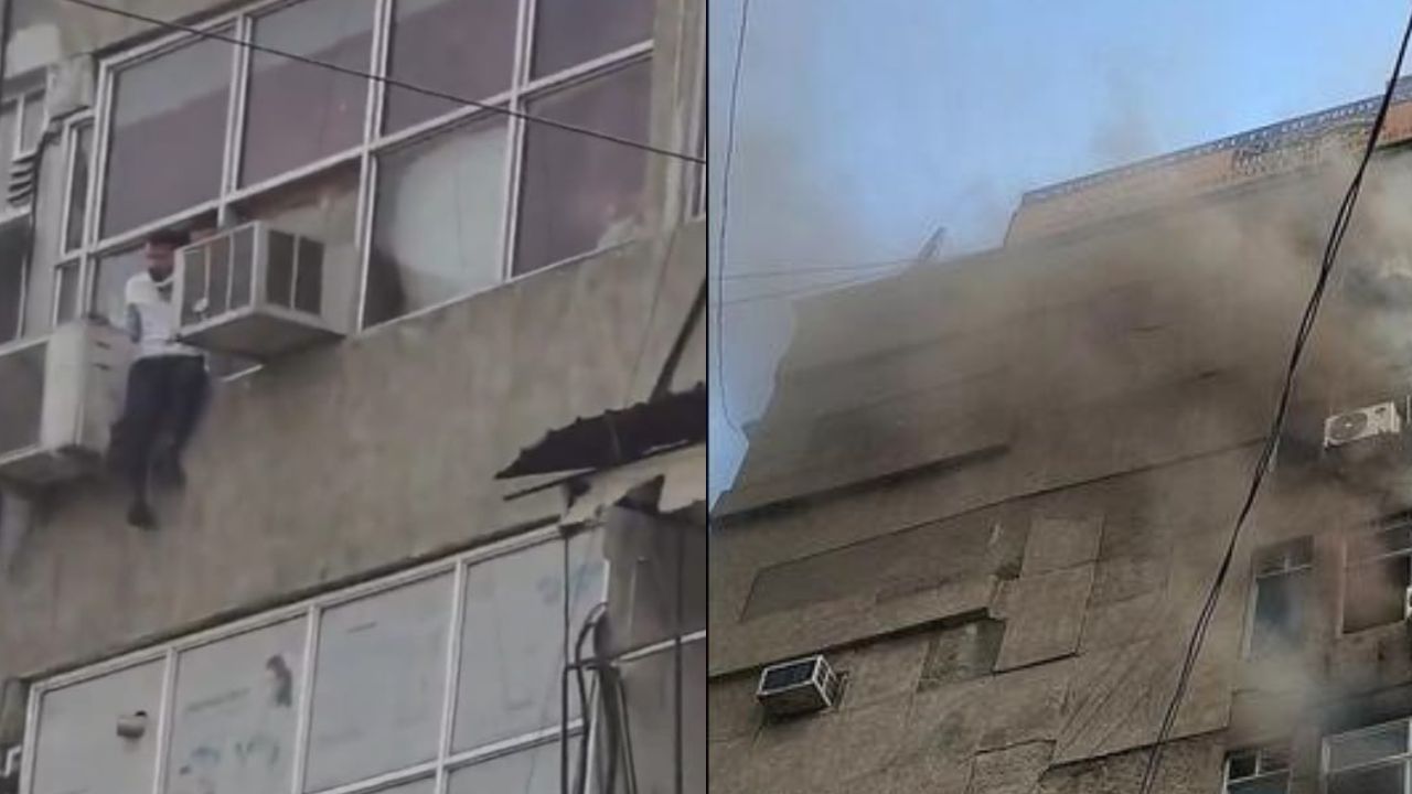 Viral : ಮಾಲ್​​​ನಲ್ಲಿ ಭೀಕರ ಅಗ್ನಿ ಅವಘಡ, ತುರ್ತು ನಿರ್ಗಮನ ಮಾರ್ಗವಿಲ್ಲದೆ ಕಿಟಕಿಯಲ್ಲಿ ನೇತಾಡಿದ ಜನ