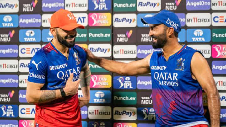 IPL 2025: ಕೊಹ್ಲಿಗೆ ಕೋಚಿಂಗ್ ಅಗತ್ಯವಿಲ್ಲ ಎಂದ ಡಿಕೆ; ವಿಡಿಯೋ ನೋಡಿ IPL 2025: ಕೊಹ್ಲಿಗೆ ಕೋಚಿಂಗ್ ಅಗತ್ಯವಿಲ್ಲ ಎಂದ ಡಿಕೆ; ವಿಡಿಯೋ ನೋಡಿ