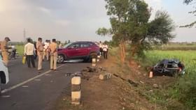 ಬೆಳಗಾವಿಯಲ್ಲಿ ಮಾಜಿ ಶಾಸಕ ಪುತ್ರನ ಕಾರು ಡಿಕ್ಕಿ: ಒಂದೇ ಕುಟುಂಬದ 3 ಸಾವು