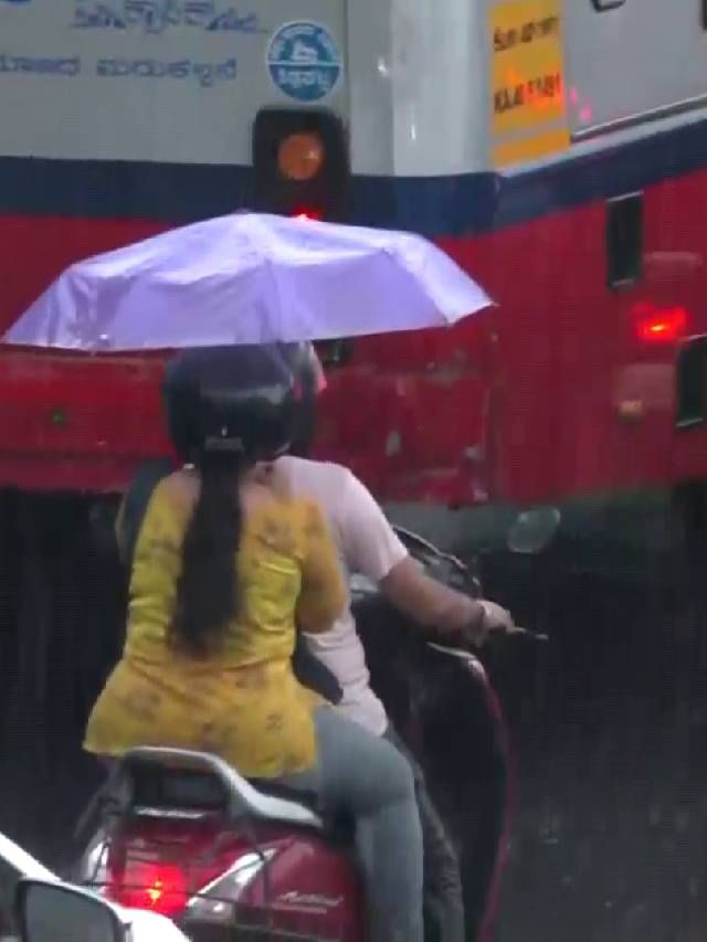 ಬೆಂಗಳೂರು ನಗರದ ಹಲವೆಡೆ ಮಂಗಳವಾರ ಮಳೆಯಾಗಿದೆ