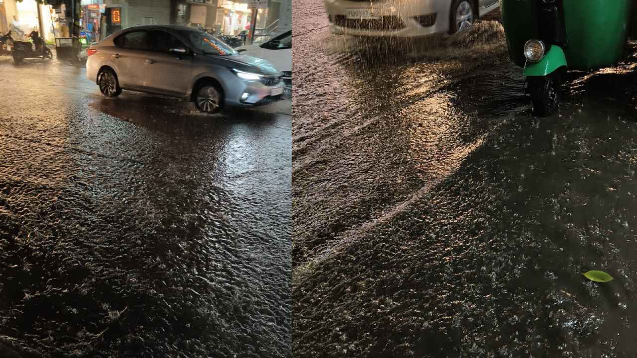 ಮಳೆ ನೀರು ನಿಂತಿರುವುದರಿಂದ ಲುಲು ಮಾಲ್ನಿಂದ ಮೆಜಾಸ್ಟಿಕ್ ಕಡೆಗೆ ನಿಧಾನಗತಿಯ ಸಂಚಾರವಿರುತ್ತದೆ ಎಂದು ವಾಹನ ಸವಾರರಿಗೆ ಬೆಂಗಳೂರು ಟ್ರಾಫಿಕ್ ಪೊಲೀಸರು ತಿಳಿಸಿದ್ದಾರೆ.