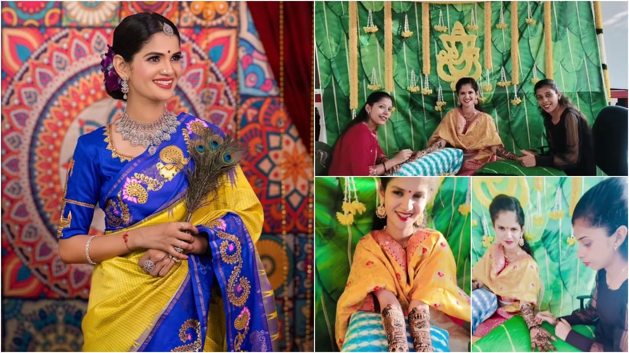ಮೆಹಂದಿ ಹಾಕಿ ಮದುವೆಗೆ ರೆಡಿ ಆದ ಚೈತ್ರಾ ಕುಂದಾಪುರ; ಹುಡುಗನ ಫೋಟೋ ನೋಡಲು ಕಾದ ಫ್ಯಾನ್ಸ್