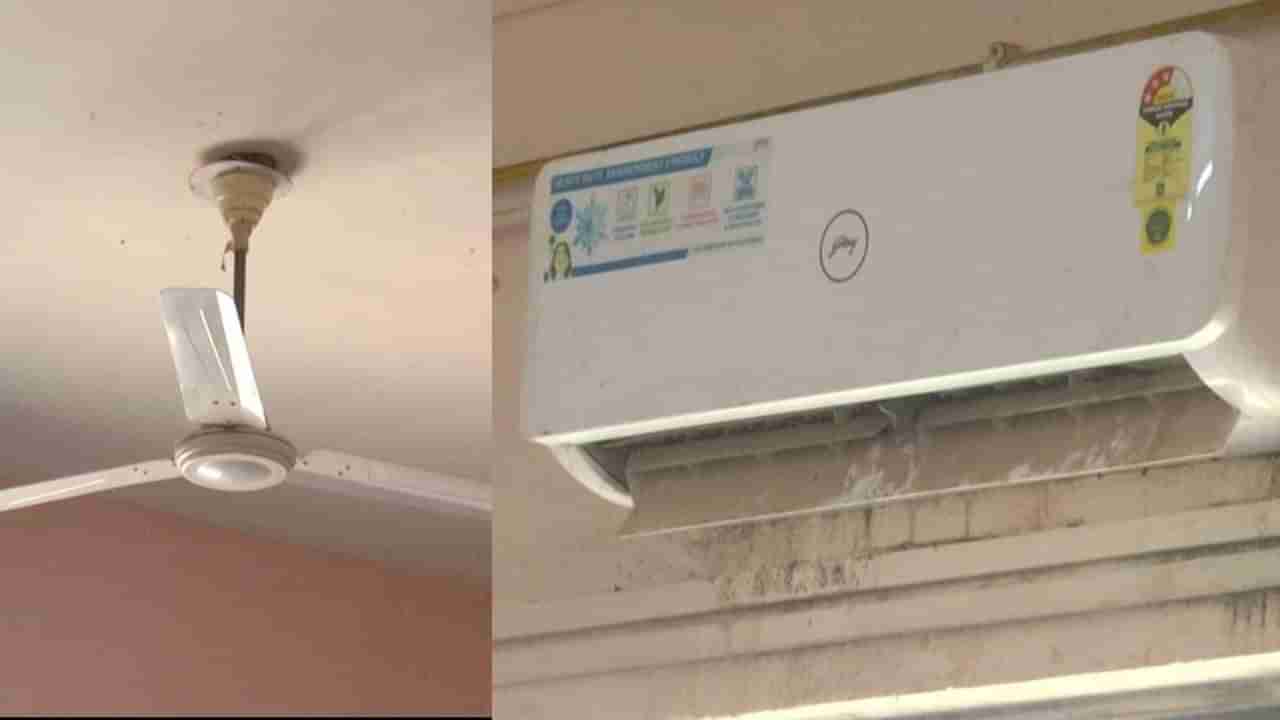 ಅವ್ಯವಸ್ಥೆ ಆಗರವಾದ ಗದಗ ಜಿಮ್ಸ್ ಆಸ್ಪತ್ರೆ: ಫ್ಯಾನ್​, ಎಸಿ ಇಲ್ಲದೆ ಹಸುಗೂಸು, ಬಾಣಂತಿಯರು ನರಳಾಟ