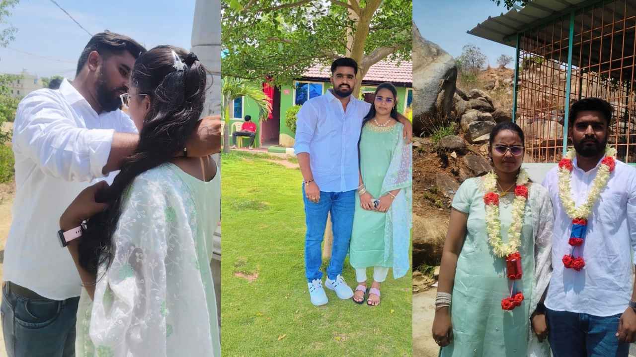 ಇಲ್ಲೊಂದು ಜೋಡಿ ಜಾತಿ- ಧರ್ಮಗಳ ಗೊಡೆ ಮೀರಿ  ಪ್ರೇಮ ವಿವಾಹವಾಗಿದೆ. ಮುಸ್ಲಿಂ ಯುವತಿ-ಹಿಂದೂ ಯುವಕನೊರ್ವ ಪ್ರೀತಿಸಿ ಪ್ರೇಮವಿವಾಹವಾಗಿದ್ದಾರೆ. ಆದ್ರೆ ಯುವತಿಯ ಮನೆಯಲ್ಲಿ ತೀವ್ರ ವಿರೋಧ ವ್ಯೆಕ್ತವಾದ ಕಾರಣ ರಕ್ಷಣೆ ಕೋರಿ ಪೊಲೀಸರ ಮೊರೆ ಹೋಗಿದ್ದಾರೆ. 