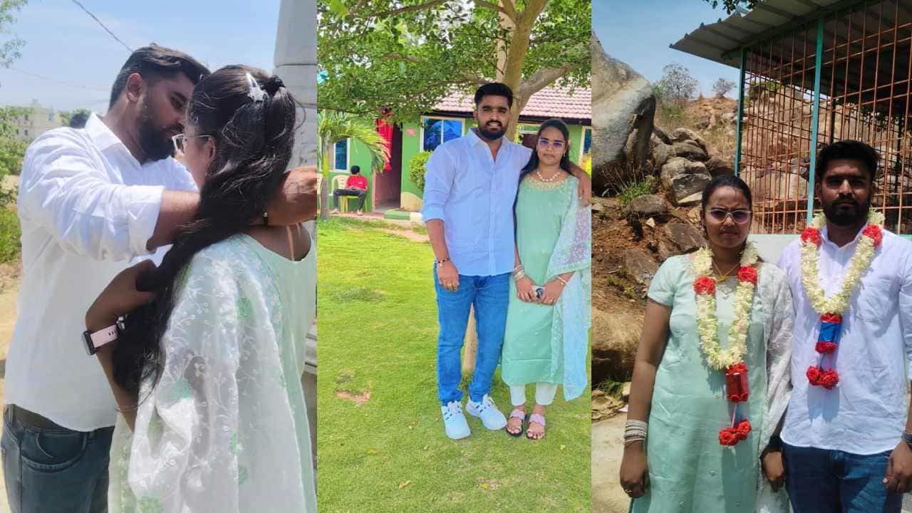 ಇಲ್ಲೊಂದು ಜೋಡಿ ಜಾತಿ- ಧರ್ಮಗಳ ಗೊಡೆ ಮೀರಿ ಪ್ರೇಮ ವಿವಾಹವಾಗಿದೆ. ಮುಸ್ಲಿಂ ಯುವತಿ-ಹಿಂದೂ ಯುವಕನೊರ್ವ ಪ್ರೀತಿಸಿ ಪ್ರೇಮವಿವಾಹವಾಗಿದ್ದಾರೆ. ಆದ್ರೆ ಯುವತಿಯ ಮನೆಯಲ್ಲಿ ತೀವ್ರ ವಿರೋಧ ವ್ಯೆಕ್ತವಾದ ಕಾರಣ ರಕ್ಷಣೆ ಕೋರಿ ಪೊಲೀಸರ ಮೊರೆ ಹೋಗಿದ್ದಾರೆ.