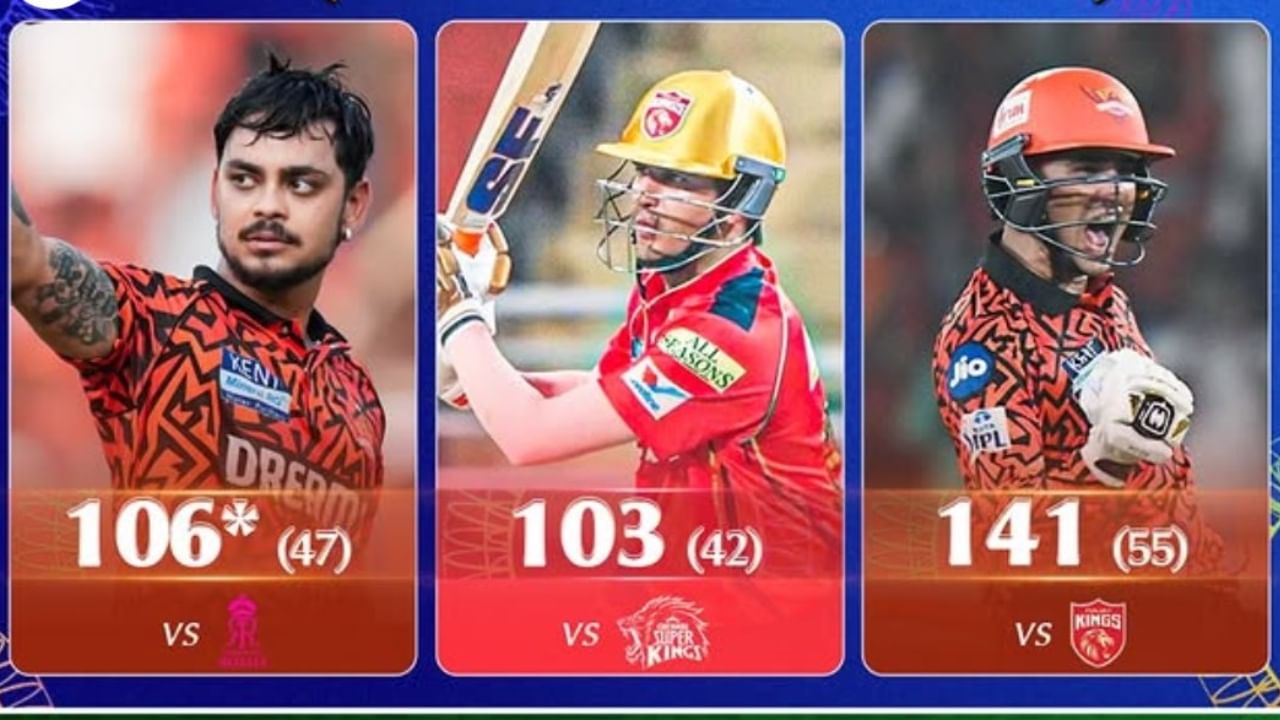 ಮೇಲೆ ಹೇಳಿದಂತೆ ಈ ಸೀಸನ್ನಲ್ಲಿ ವಿವಿಧ ತಂಡಗಳ ನಾಲ್ವರು ಎಡಗೈ ಬ್ಯಾಟ್ಸ್ಮನ್ಗಳು ಶತಕಗಳನ್ನು ಗಳಿಸಿದ್ದಾರೆ. ಇದರಲ್ಲಿ ಸನ್ರೈಸರ್ಸ್ ಹೈದರಾಬಾದ್ ವಿಕೆಟ್ ಕೀಪರ್ ಬ್ಯಾಟ್ಸ್ಮನ್ ಇಶಾನ್ ಕಿಶನ್ ಮತ್ತು ಆರಂಭಿಕ ಬ್ಯಾಟ್ಸ್ಮನ್ ಅಭಿಷೇಕ್ ಶರ್ಮಾ ಅವರ ಹೆಸರುಗಳು ಸೇರಿವೆ.