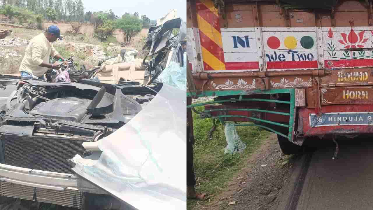 ಹಾವೇರಿಯಲ್ಲಿ ಭೀಕರ ಅಪಘಾತ: ಜವರಾಯನ ಅಟ್ಟಹಾಸಕ್ಕೆ 6 ಜನರು ಸ್ಥಳದಲ್ಲೇ ಸಾವು