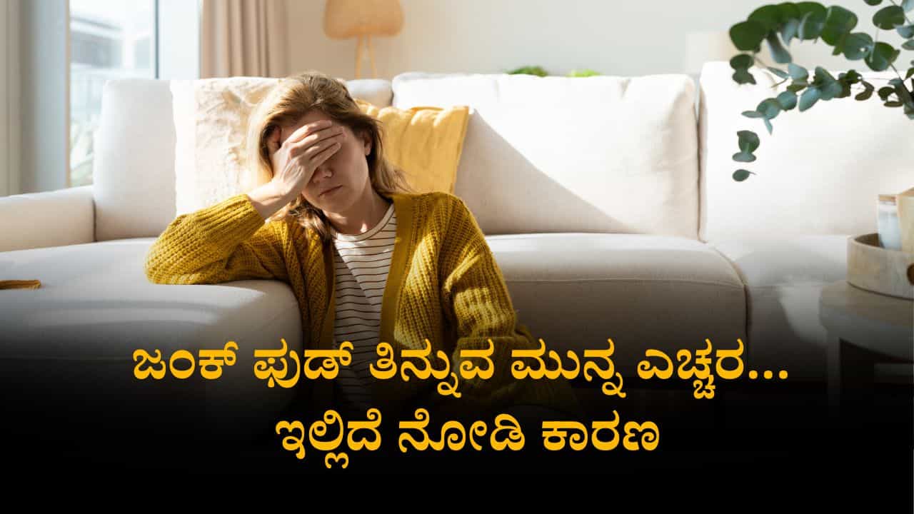 ಜಂಕ್ ಫುಡ್ ತಿನ್ನುವುದರಿಂದ ಈ ಒತ್ತಡಗಳು ಕಾಡಬಹುದು!